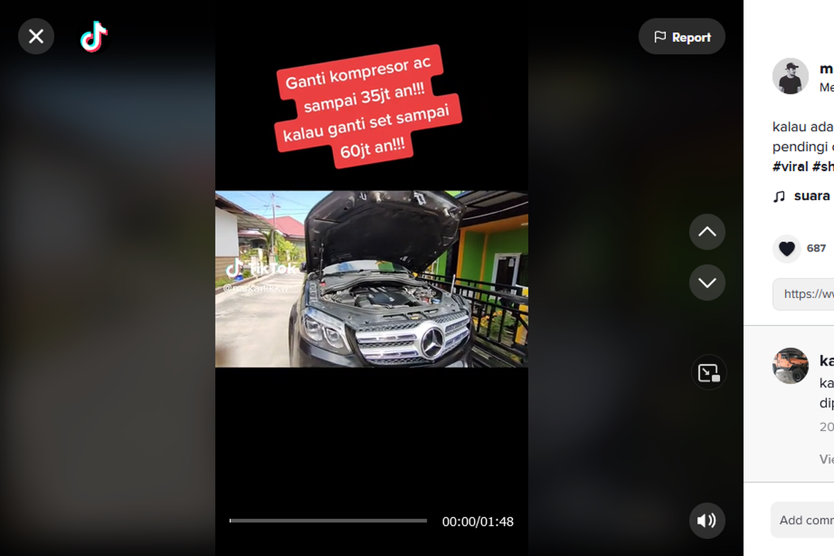 Servis AC Mercedes Benz GLS sampai Rp 35 juta