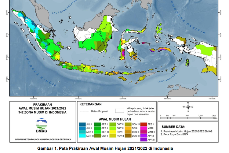 Prakiraan Musim Hujan 2021/2022