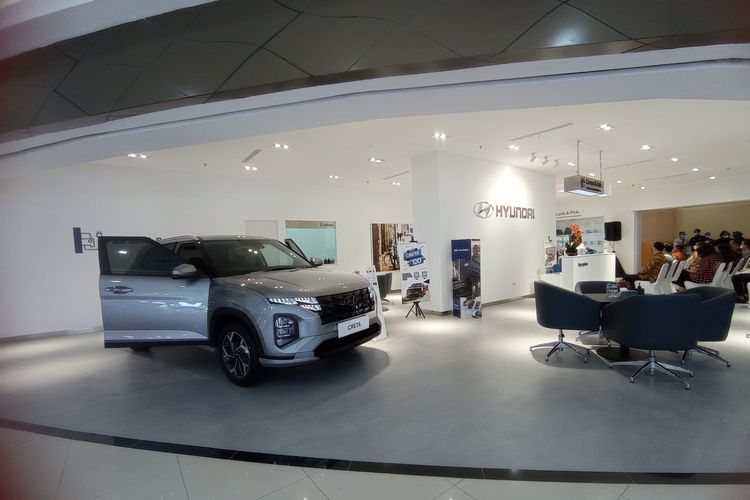 Hyundai City Store Gowa di Supermall Karawaci, Tangerang, Senin (24/1/2022).