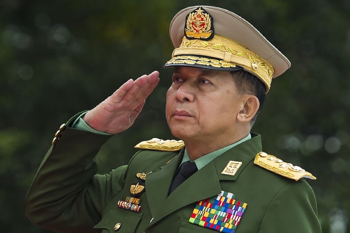 Myanmar junta chief General Min Aung Hlaing