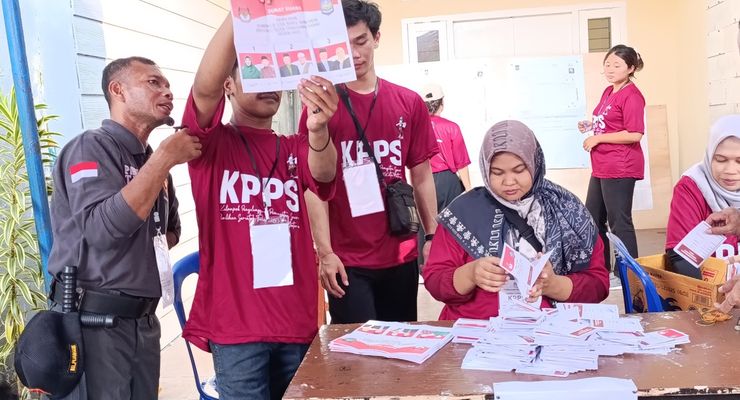 Sempat Terkendala Hujan, Penghitungan Suara Seluruh TPS di NTB Rampung