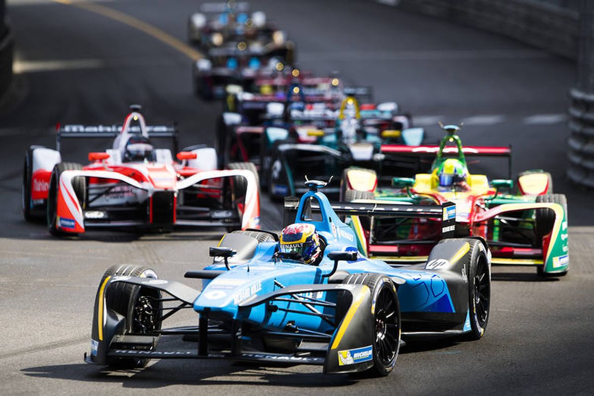 2016/2017 FIA Formula E Championship in Monte-Carlo, Monaco, Saturday (13/5/2017). Sebastien Buemi (SUI), Renault e.Dams, Spark-Renault, Renault Z.E 16. 
