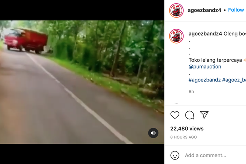 Viral, Video Aksi Truk Oleng Berujung Celaka