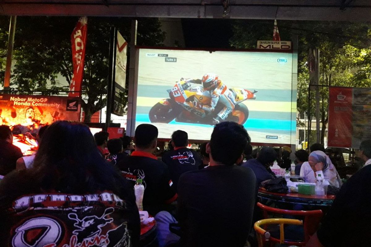 Nobar MotoGP Bareng Komunitas Honda