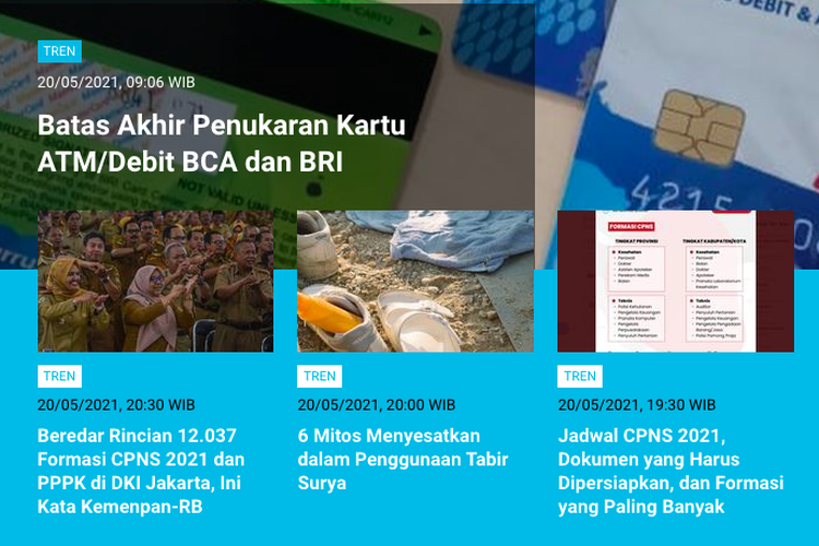 [POPULER TREN] Batas Penukaran Kartu ATM/Debit BCA dan BRI Gejala