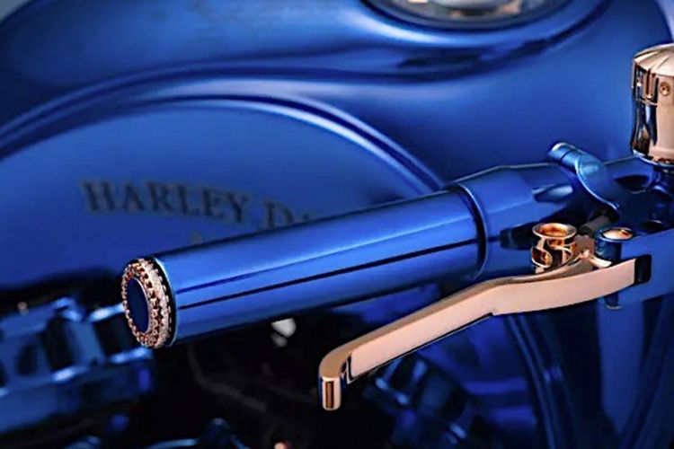 Harley-Davidson Bucherer Blue Edition, motor termahal di dunia.