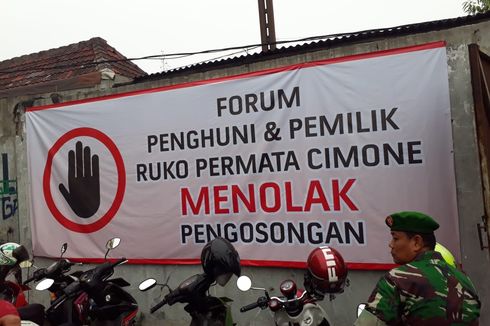 Pengosongan Ruko Cimone, Saran Polisi yang Akan Dilaporkan ke Polisi