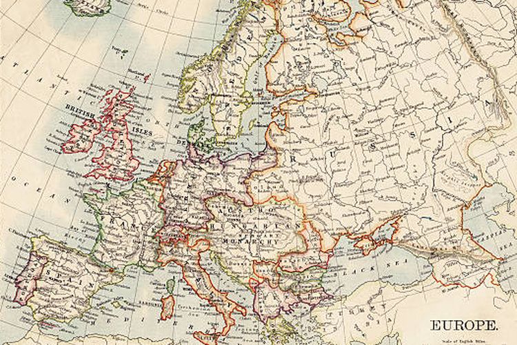 Ilustrasi asal-usul nama benua Eropa.