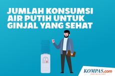 INFOGRAFIK: Jumlah Konsumsi Air Putih untuk Ginjal yang Sehat