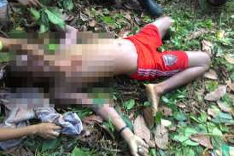 Markoni Lamo (18), warga Desa Bataka Kecamatan Ibu Selatan Kabupaten Halmahera Barat, Maluku Utara Ditemukan tewas tak jauh dari kandang ternak pada Rabu (8/6/2016)