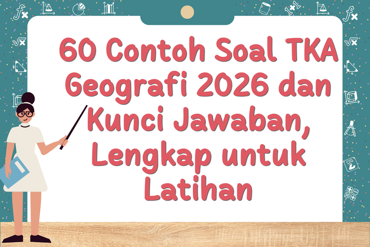 60 Contoh Soal TKA Geografi 2026 dan Kunci Jawaban, Lengkap untuk Latihan