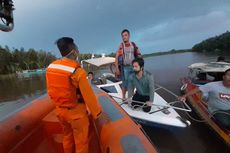Detik-detik Speedboat Tabrakan dengan Motor Air di Muara Kubu, 1 Orang Hilang
