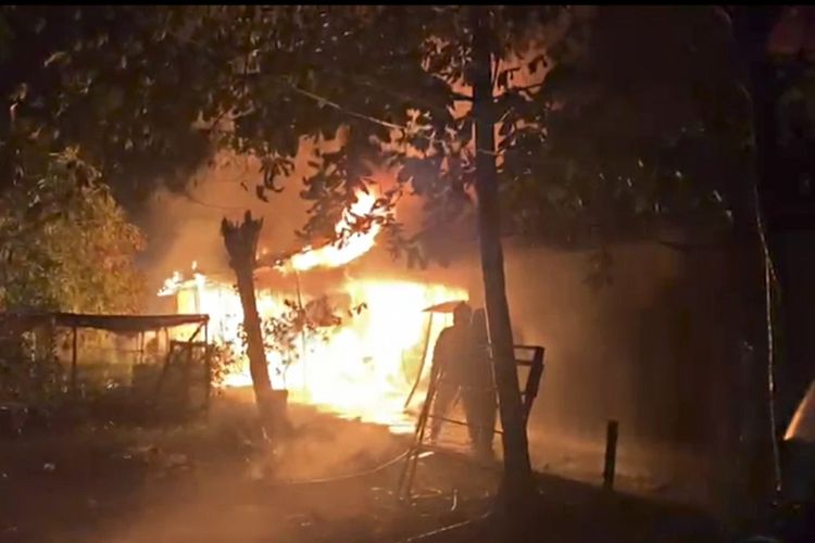 7 Rumah di Tenggarong Ludes Terbakar, Penyebab Masih Diselidiki