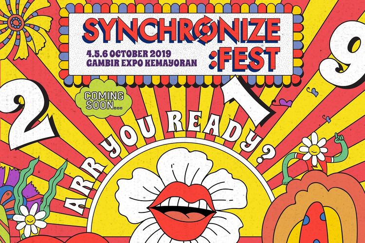 Poster Synchronize Festival 2019.