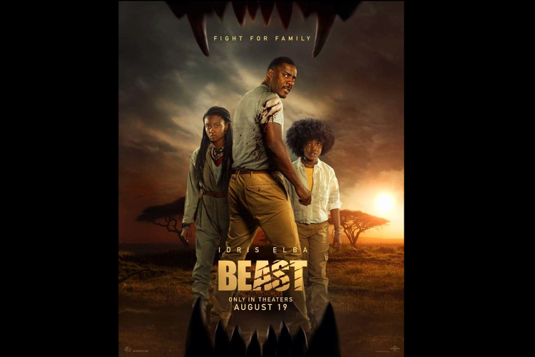 Film Beast dibintangi Idris Elba dan tayang di Indonesia mulai 24 Agustus 2022.