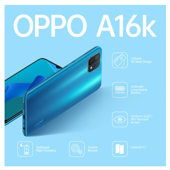 Spesifikasi kunci Oppo A16K.