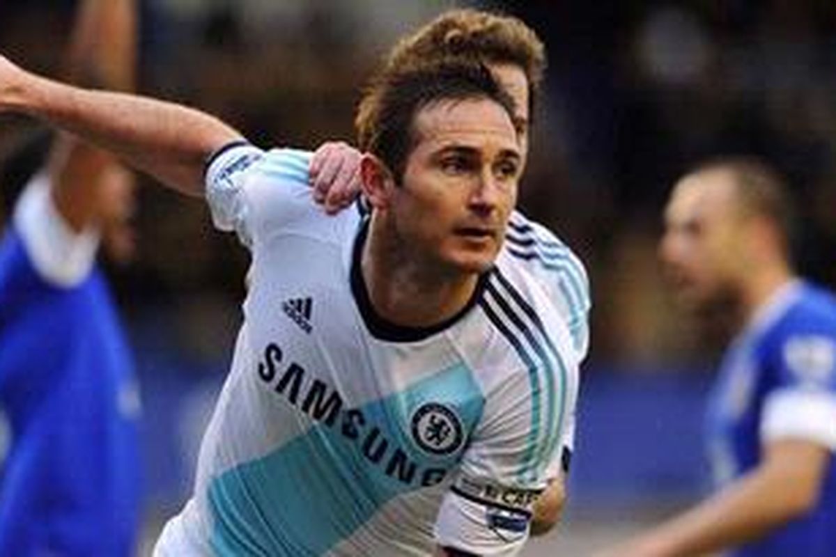 Gelandang Chelsea, Frank Lampard.