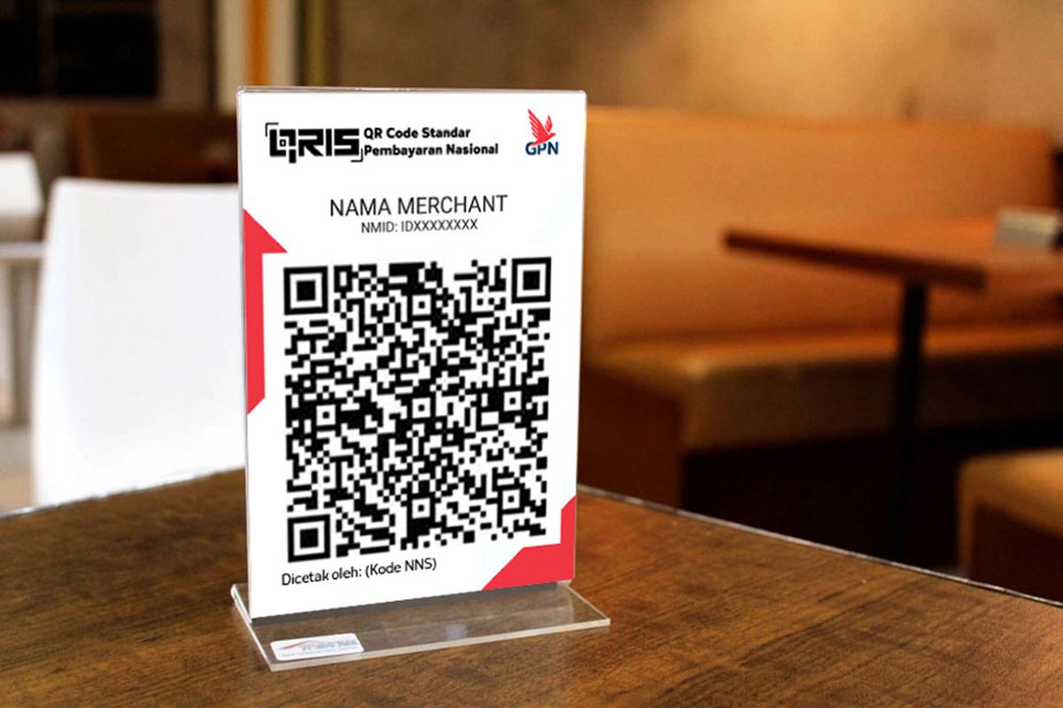 Ilustrasi Quick Response Code Indonesian Standard (QRIS). Cara menjadi merchant QRIS.