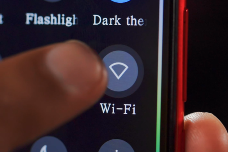 Ilustrasi ponsel Korea Utara yang tak bisa pakai Wi-Fi.