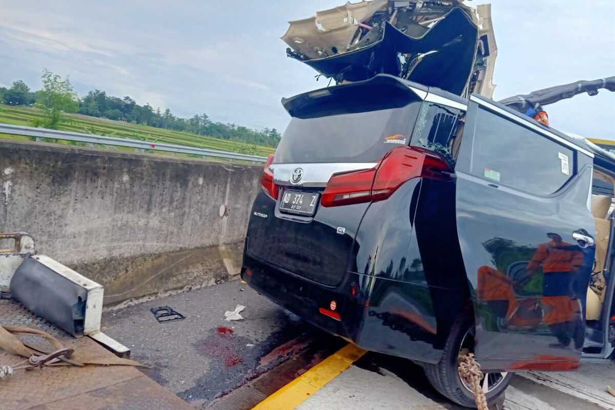 Kecelakaan maut di tol Semarang -Solo tiga orang tewas