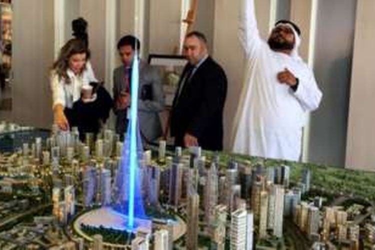 Gedung baru ini rencananya akan lebih tinggi dari Burj Khalifa yang memiliki tinggi 828 meter.