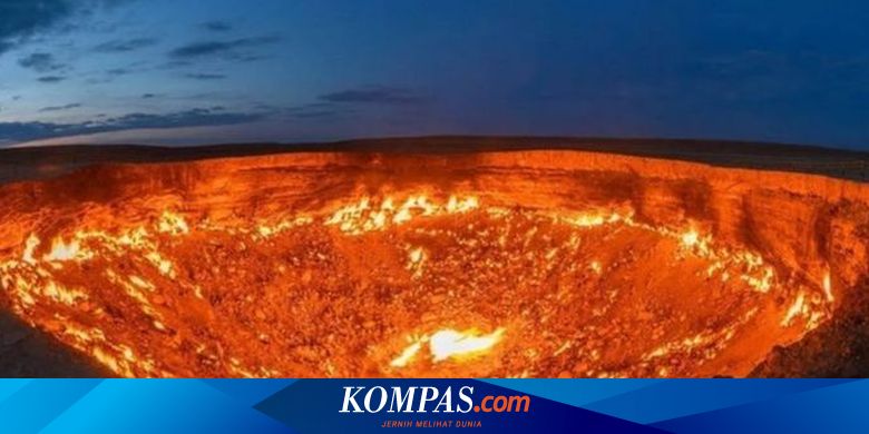 Misteri Kawah Gerbang Neraka di Kawasan Padang Pasir Turkmenistan - Vimarsana News