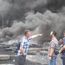 4 Jam Terbakar, Api di Pabrik Pengolahan Ban Bekas Belum Juga Padam