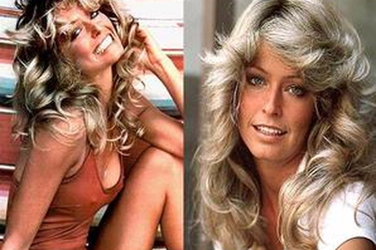 Farrah Fawcett.