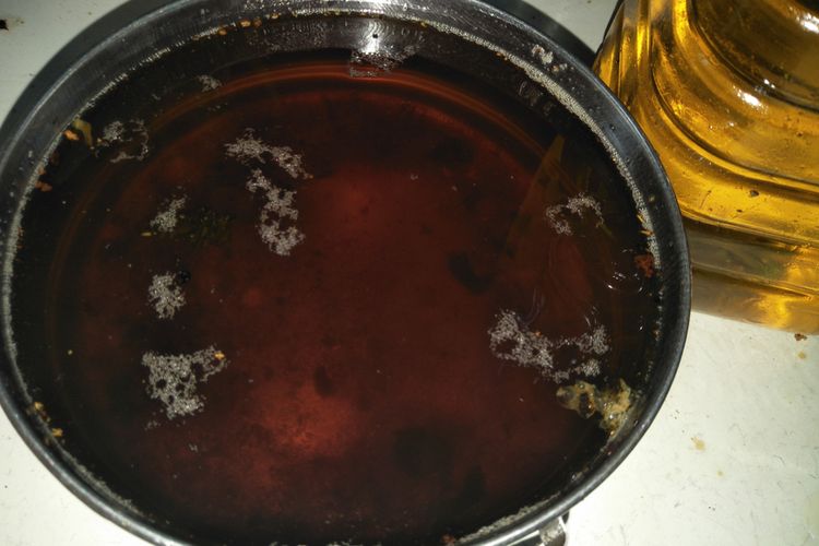 Ilustrasi minyak jelantah.