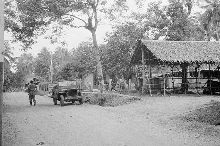 Pemandangan desa di Depok pada 11 April 1946