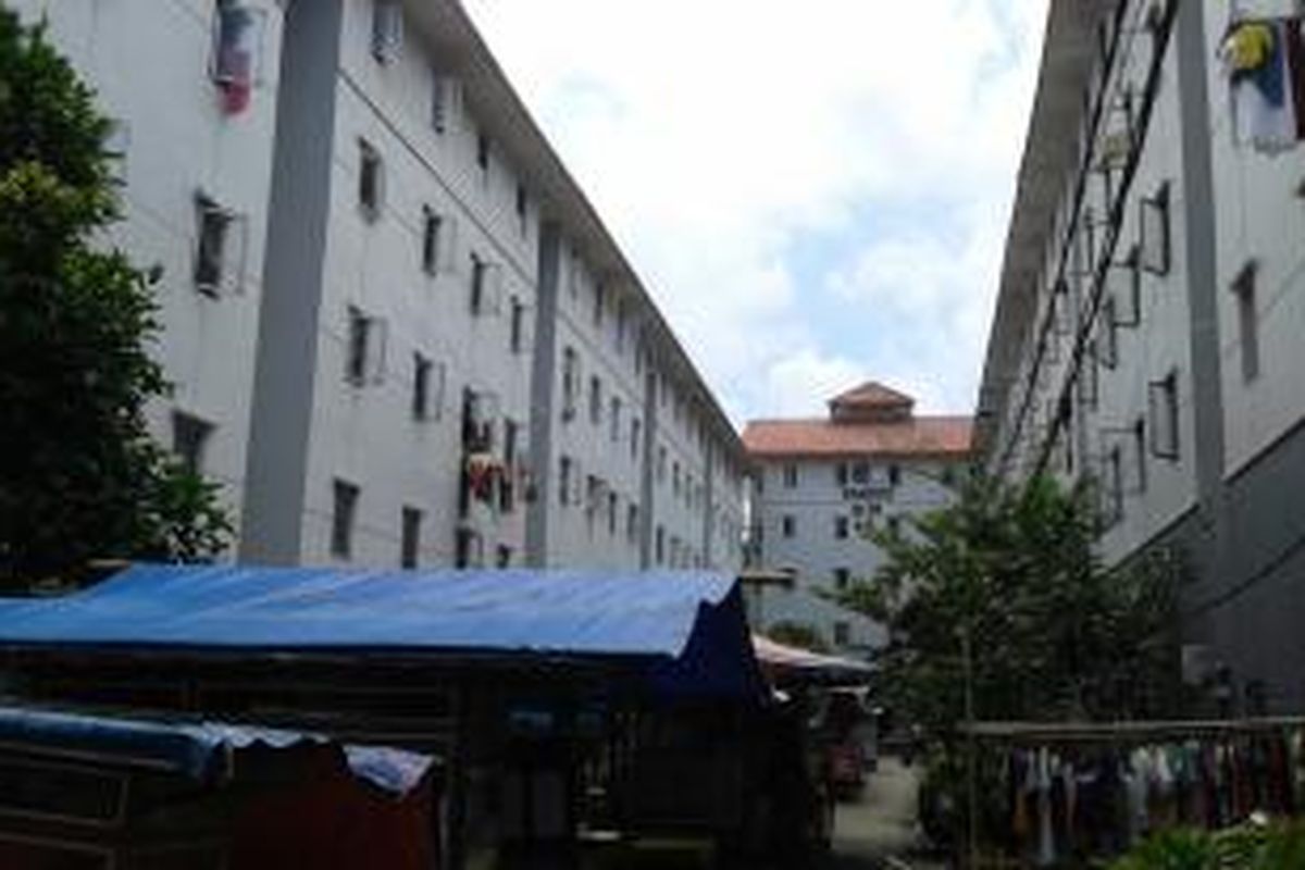 Rumah susun (rusun) Cinta Kasih Buddha Tzu Chi di Cengkareng, Jakarta Barat, Kamis (29/1/2015).

