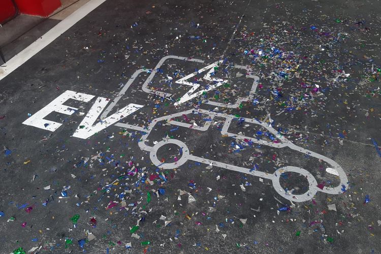 Ilustrasi mobil listrik