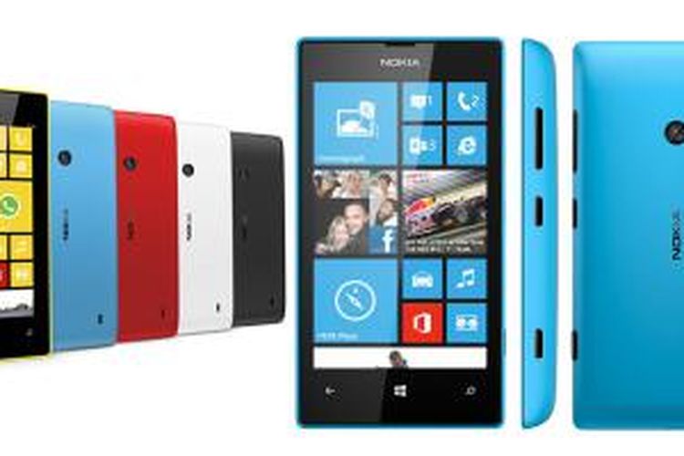 Nokia Lumia 520.