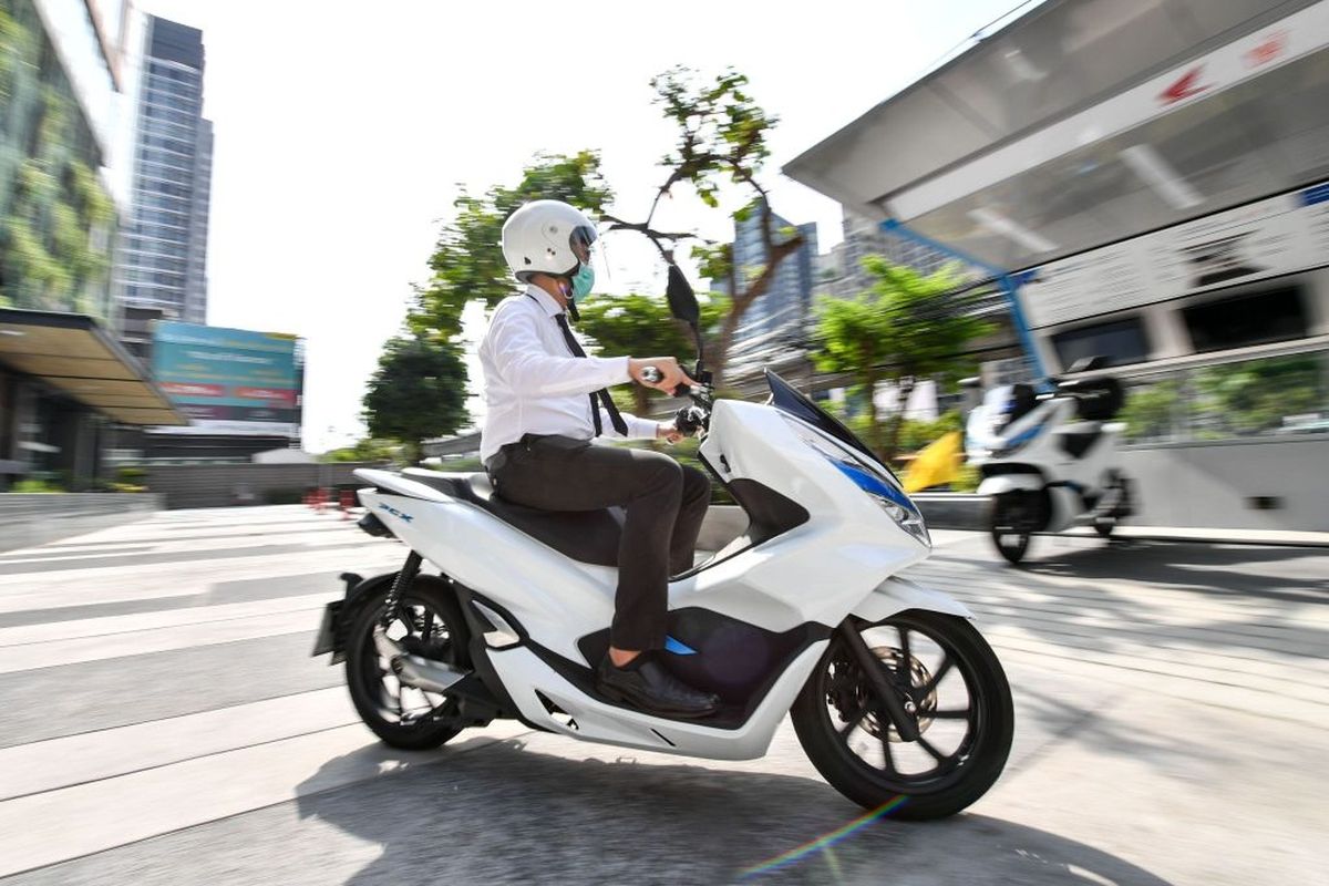 Honda PCX Electric mulai disewakan di Thailand