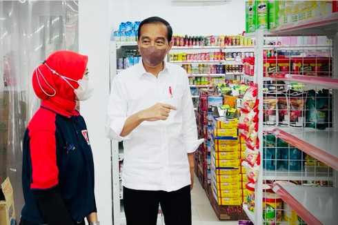 Reaksi Jokowi Saat Lihat Rak Minyak Goreng Kosong di Minimarket