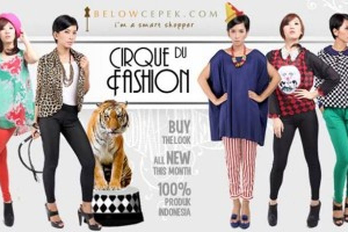 Below Cepek menawarkan produk fashion, khususnya pakaian wanita, dengan kisaran harga di bawah Rp 100.000.