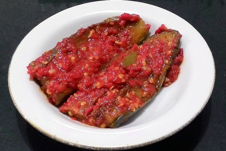 Terong balado. 