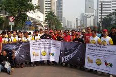 Demo 5.000 Bikers di Monas Batal 