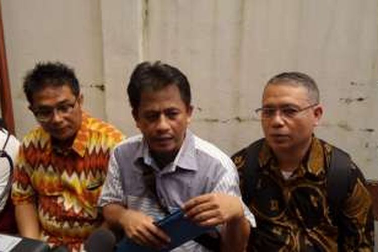 Kakak Saipul Jamil, Sholeh Kawi, di PN Jakarta Utara, Kamis (21/4/2016).