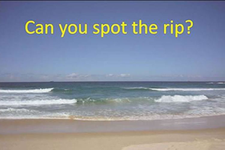 Cara mendeteksi lokasi RIP Current di pantai.