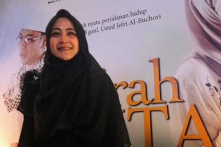 Pipik Dian Irawati hadir dalam press sreening film Hijrah Cinta di XXI Epicentrum Walk, Kuningan, Jakarta Selatan, Sabtu (19/7/2014).