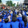 Demo Mahasiswa Tasikmalaya Tuntut Mahalnya Harga Minyak Goreng di Gedung Dewan, Didukung Ibu-ibu