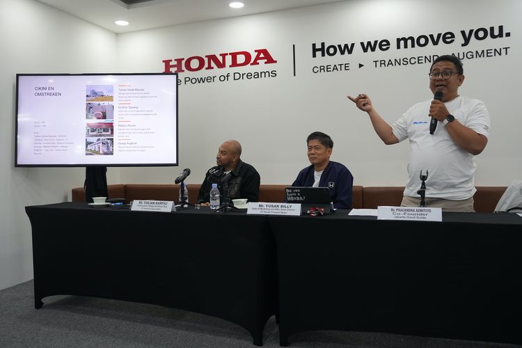 Honda Prospect Motor (HPM) mengandeng Jakarta Good Guide (JGG) untuk mengajak publik berkeliling kota Jakarta menggunakan produk-produk Honda e:Technology.