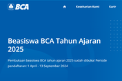 Ini Cara Daftar Beasiswa BCA 2024, Kuliah Gratis dan Ada Uang Saku