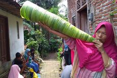 Sambut Tahun Baru, Warga Banyumas Buat Turutu, Terompet Tradisional dari Janur