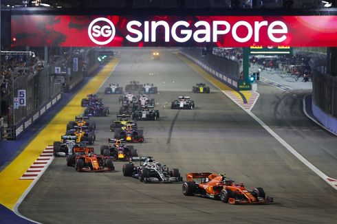 F1 Perpanjang Kontrak dengan Singapura hingga 2028