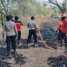 Kebakaran Lahan di Lereng Gunung Agung Bali Dekati Permukiman dan Pura