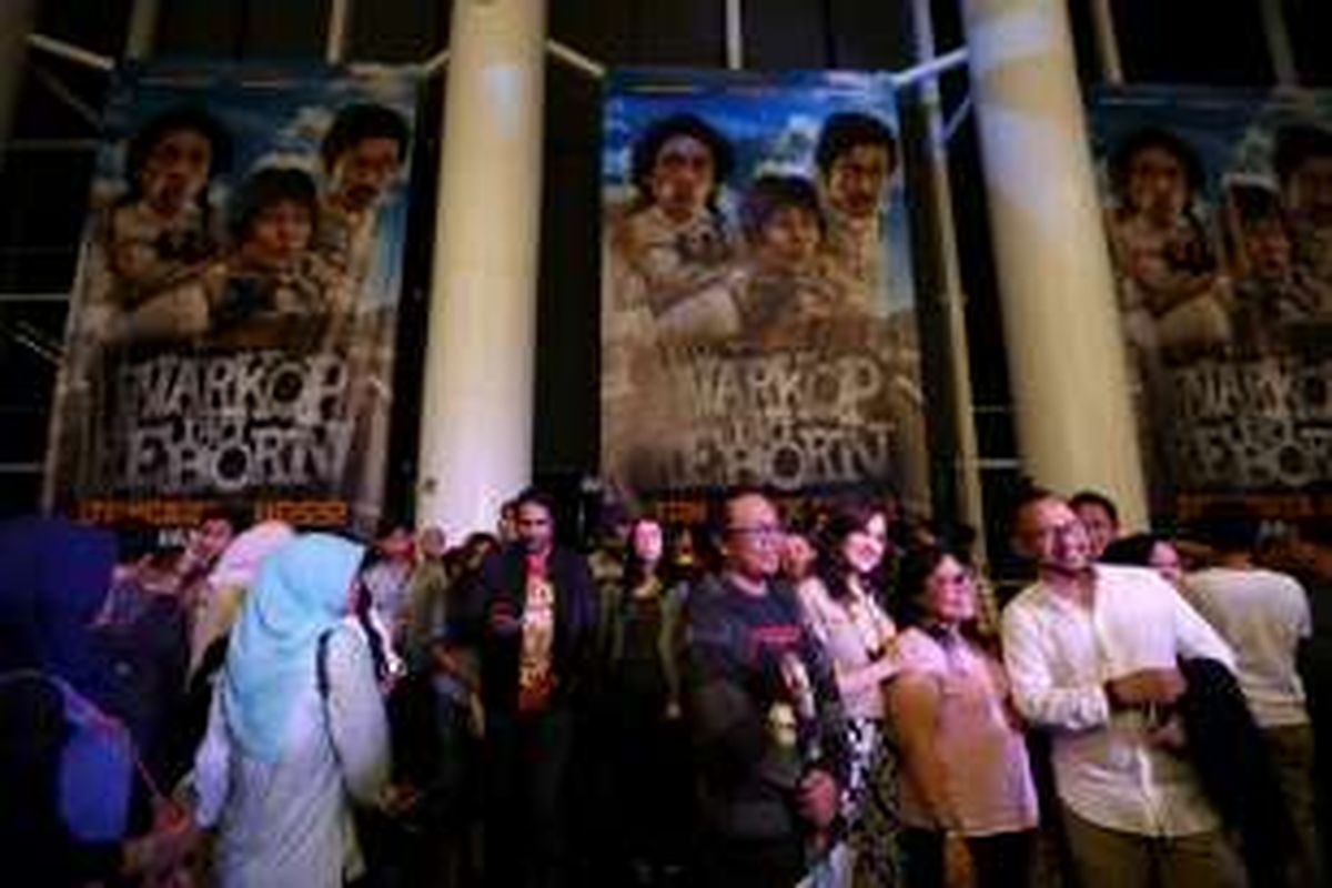 Suasana meriah menyelimuti gelaran gala premier film Warkop DKI Reborn: Jangkrik Boss Part 1 di CGV Blitz Grand Indonesia, Jakarta Pusat, Jumat (2/9/2016) malam.