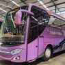 Bus AKAP Baru PO New Shantika, Kaca Tunggal dan Sekat Los