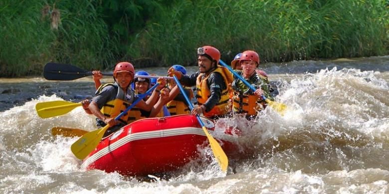 Rafting di Sungai Alas, Kedah, Taman Nasional Gunung Leuser, Aceh. 